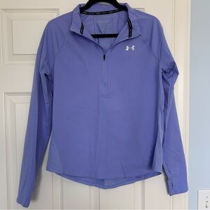 Under Armour Purple Half-Zip Athletic Pullover Jacket